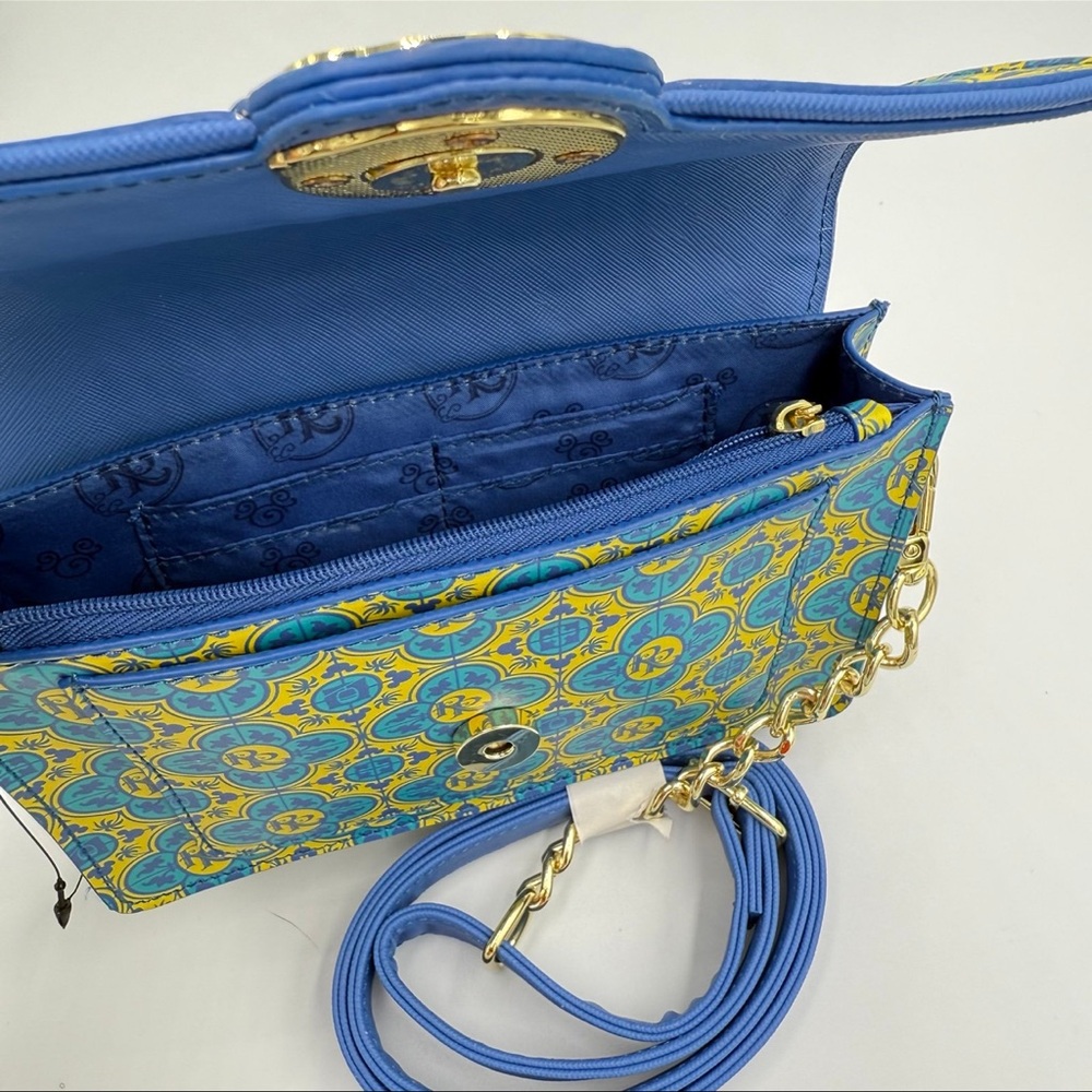 Blue and Yellow Riviera Loungefly purse - Picture 2 of 2